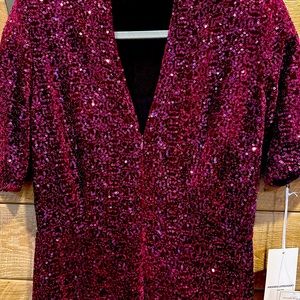 Sequins jumpsuit in size medium